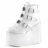 Fashion Wedge Multiple Buckles Monoblock Wedges Platform Boots