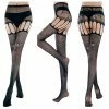 Statement Trendy Cutout Suspended Fishnet Tights