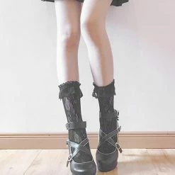 Janpaness Style Sweet Vintage Lace Lolita Socks