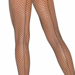 Lace Paneled Fishnet Tights
