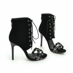 Statement Cutout Straps Stiletto Sandals