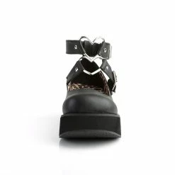 Round Toe Buckle Strap Pumps