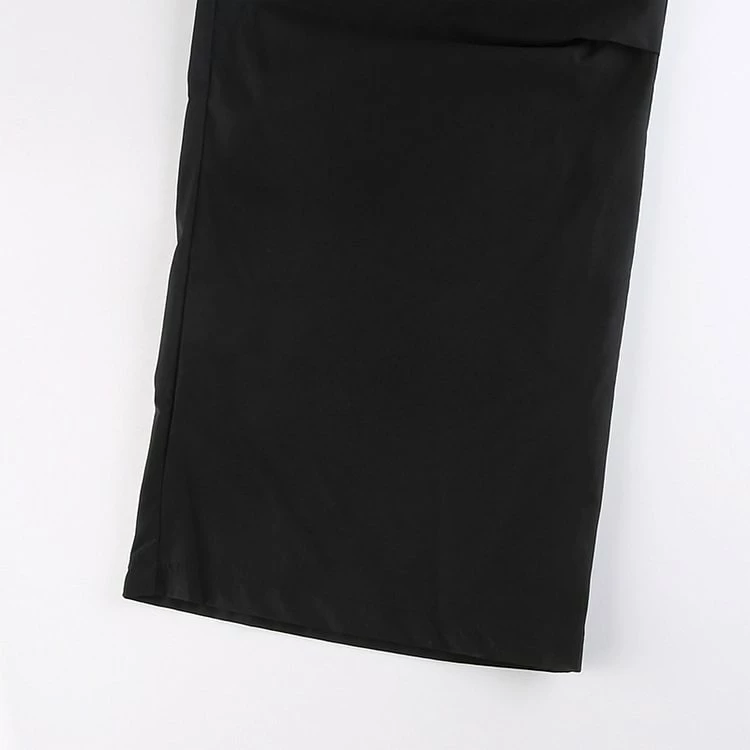 Industrial Buttoned Pockets Straight Pants - Image 5