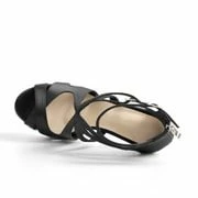Platform Criss Cross PeepToe Sandals
