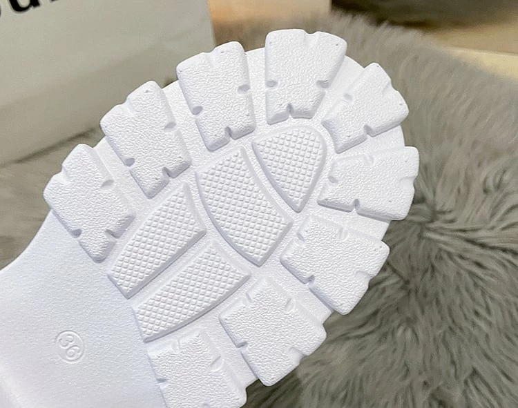 Knight's Style Buckle Straps Zipper Round Toe Boots - Image 7