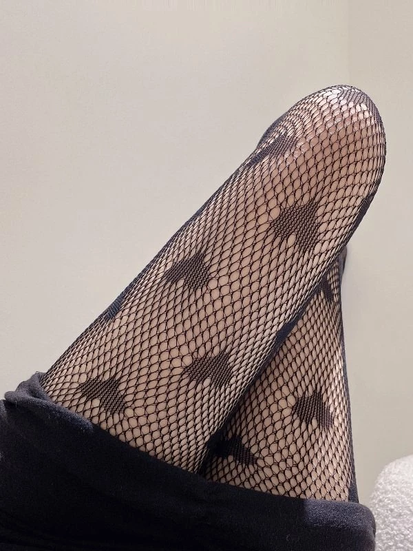 Sexy Sweet Heart Pattern Party Fishnet Tights - Image 4
