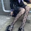 Sexy Sweet Heart Pattern Party Fishnet Tights