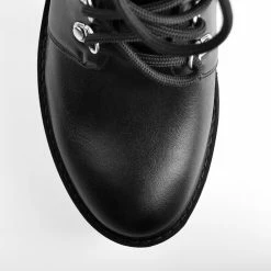 Lace Up Ankle Strap With Buckle Booties