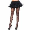 Skull Pattern Fishnet Stretchable Tights