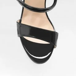 Ankle Strap Peep Toe Chunky Heel Platform Sandals
