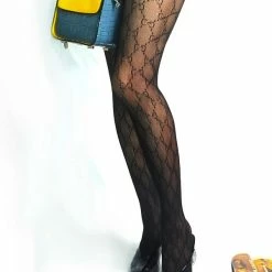 Sexy Mesh Cutout Legged Tights