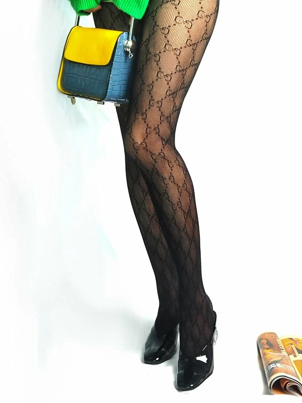 Sexy Mesh Cutout Legged Tights